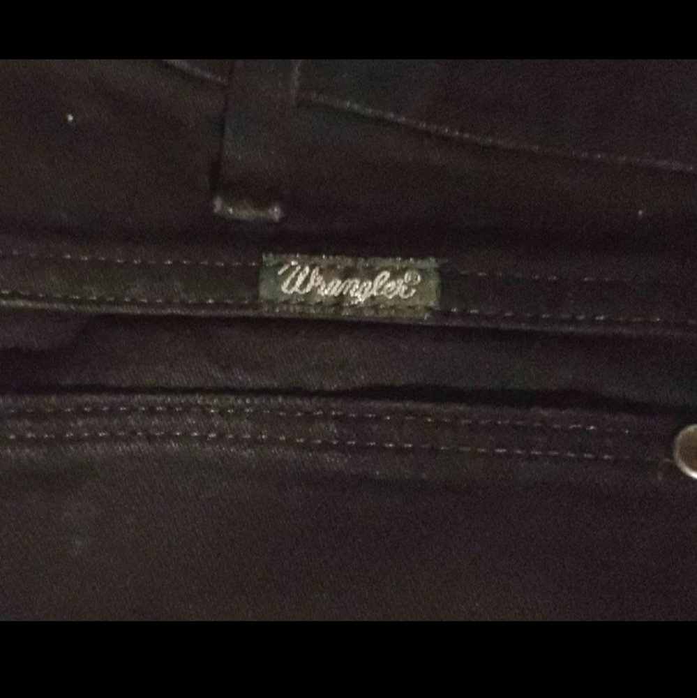 Wrangler silver edition black jeans
